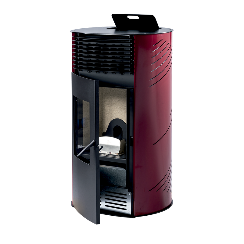 Halbrunder Pelletkaminofen - 10 kW - ARGENTA 