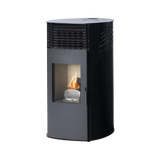 Halbrunder Pelletkaminofen - 10 kW - ARGENTA 
