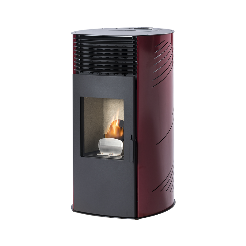 Halbrunder Pelletkaminofen - 10 kW - ARGENTA 
