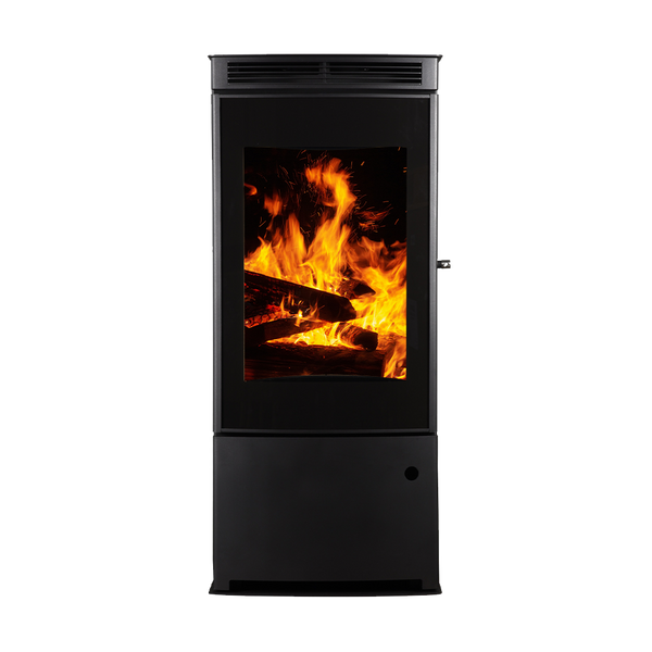 Luftdichter Holzofen mit 3 Ansichten - Vertikal 105,5 cm 9 kW - BAHIA