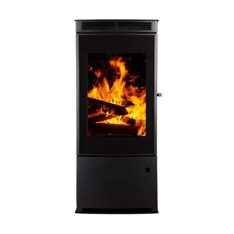 Luftdichter Holzofen mit 3 Ansichten - Vertikal 105,5 cm 9 kW - BAHIA