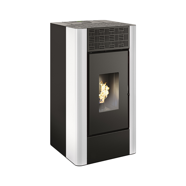 Rechteckiger, geschlossener Pelletkaminofen – 9 kW – EMILY