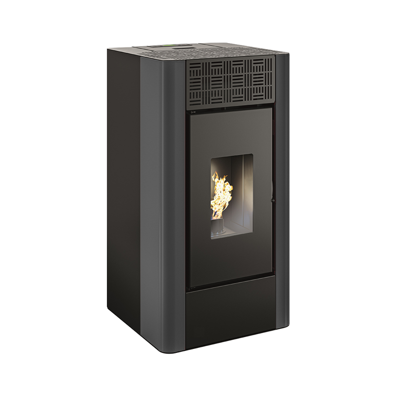 Rechteckiger, geschlossener Pelletkaminofen – 9 kW – EMILY